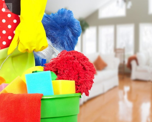 coronavirus-sanitizar-productos-de-compra imagen de artículo